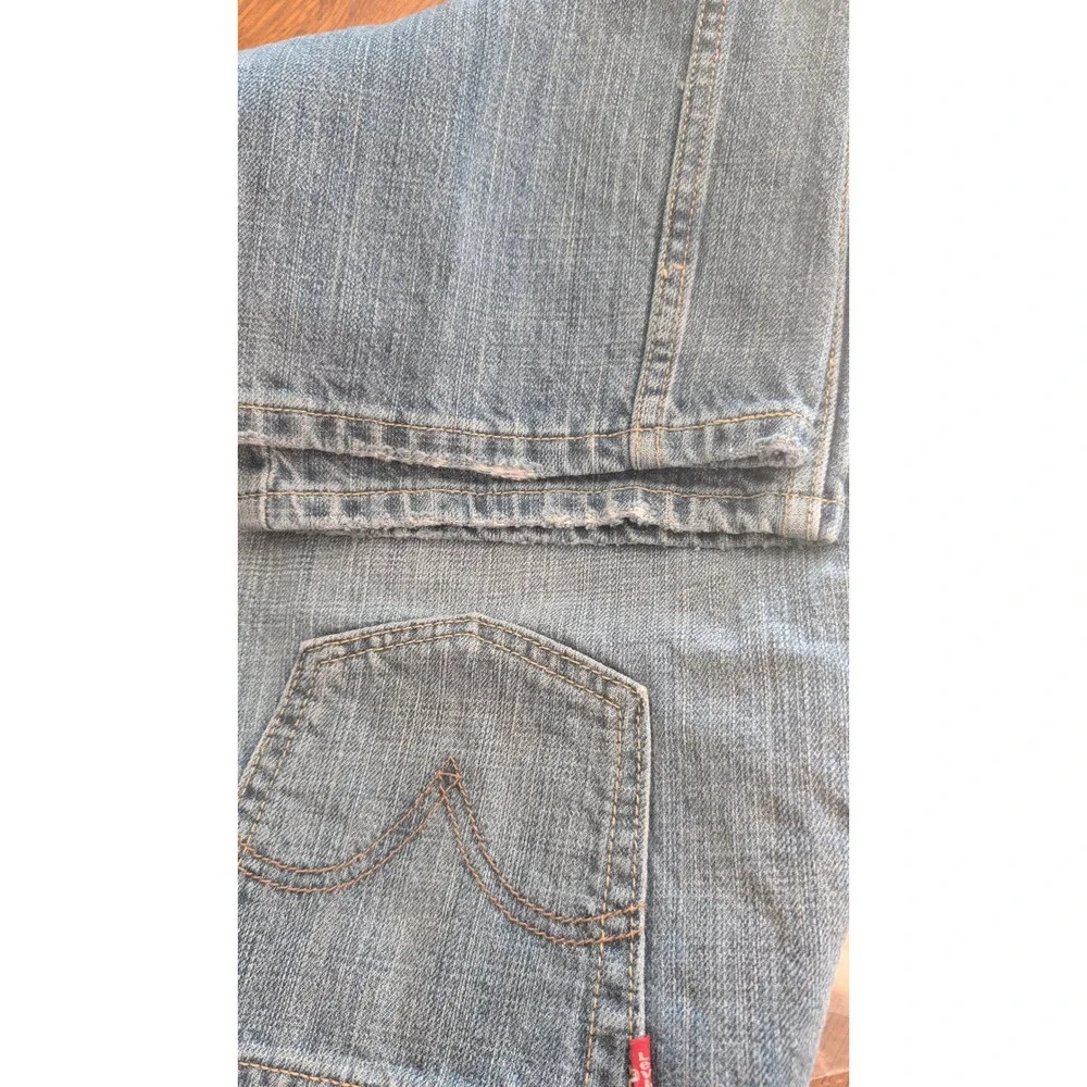 Levis 514 Slim Straight Jeans Mens‎ 33x30 Light Wash Blue Denim 100% Cotton